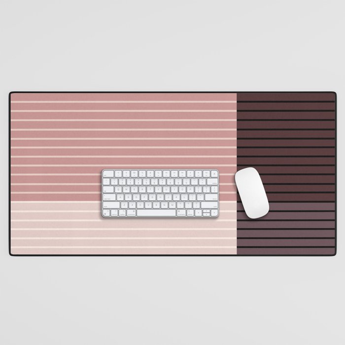 Color Block Line Abstract XI Desk Mat Gallery Image 1