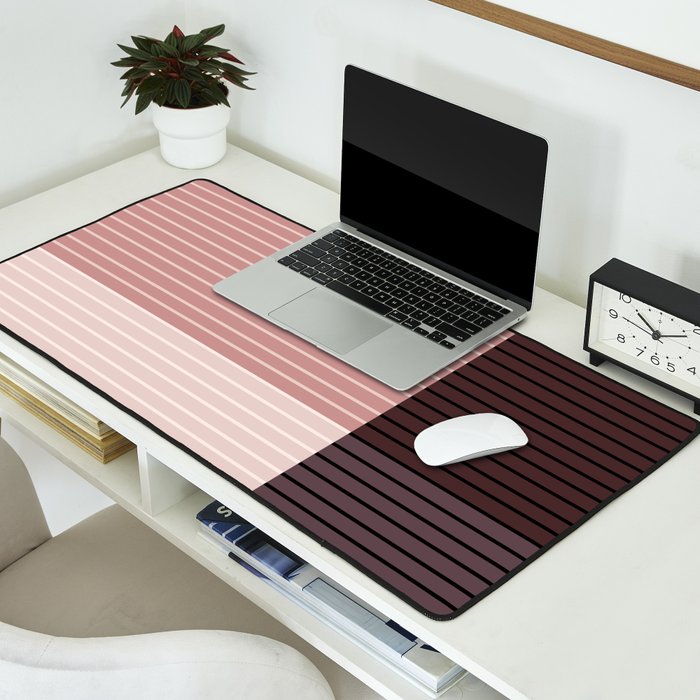 Color Block Line Abstract XI Desk Mat Gallery Image 2