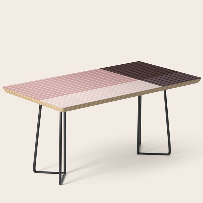 Color Block Line Abstract XI Coffee Table Gallery Image 1