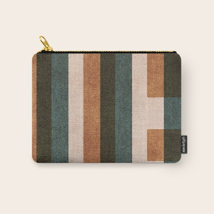 ABSTRACT ALPHABET / Decorative L Carry All Pouch Gallery Image 1