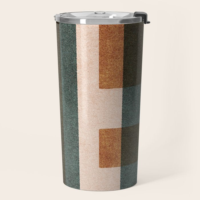 ABSTRACT ALPHABET / Decorative L Travel Mug Gallery Image 2