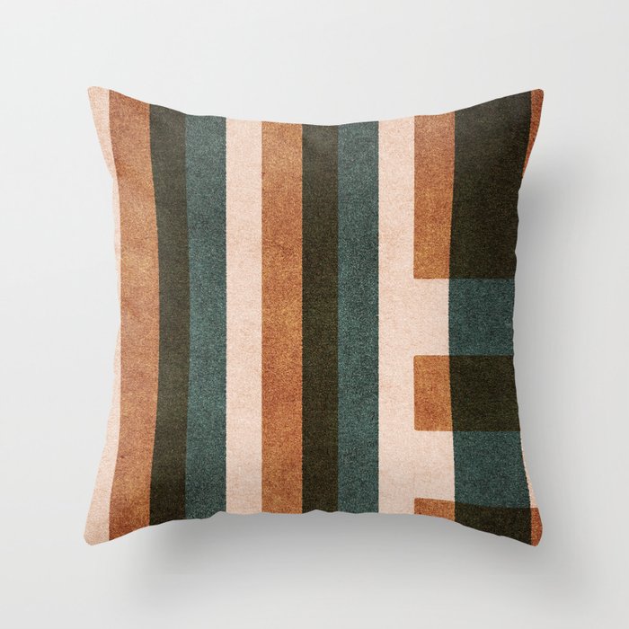 ABSTRACT ALPHABET / Decorative L Throw Pillow Gallery Image 1