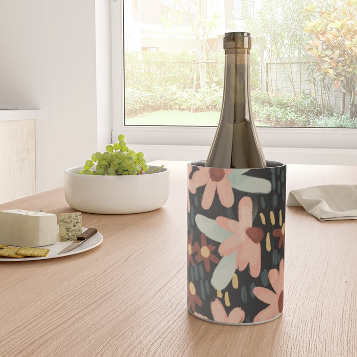 Kate Floral Dark Pattern Wine Chiller Gallery Image 4