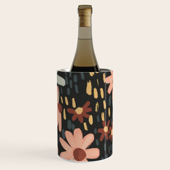 Kate Floral Dark Pattern Wine Chiller Gallery Image 3