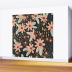 Kate Floral Dark Pattern Wall Mural Gallery Image 2