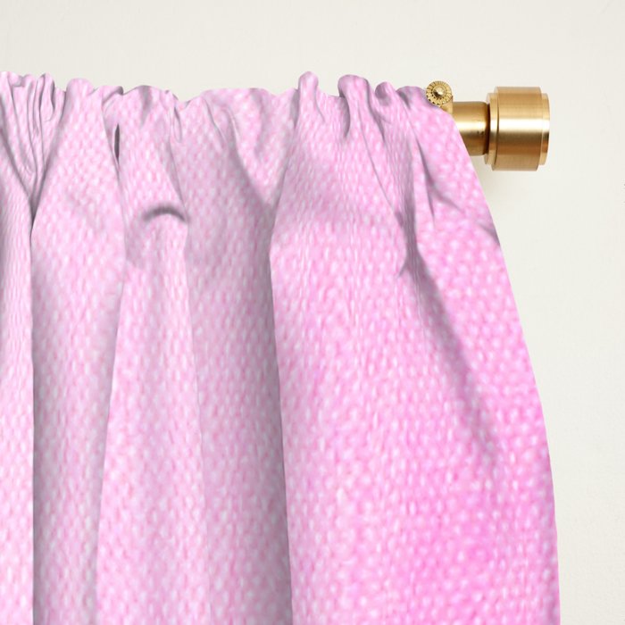 Modern fuchsia watercolor paint brushtrokes Window Curtain Gallery Image 2