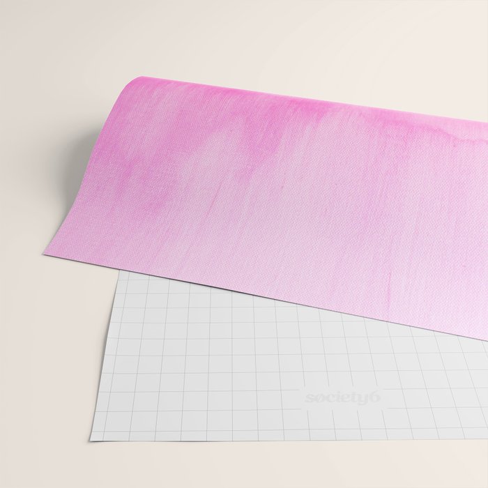 Modern fuchsia watercolor paint brushtrokes Wrapping Paper Gallery Image 2