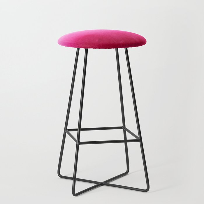 Modern fuchsia watercolor paint brushtrokes Stool Gallery Image 1