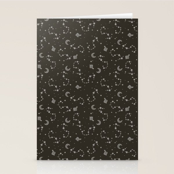 Scorpio Constellation Stationery Card Gallery Image 1