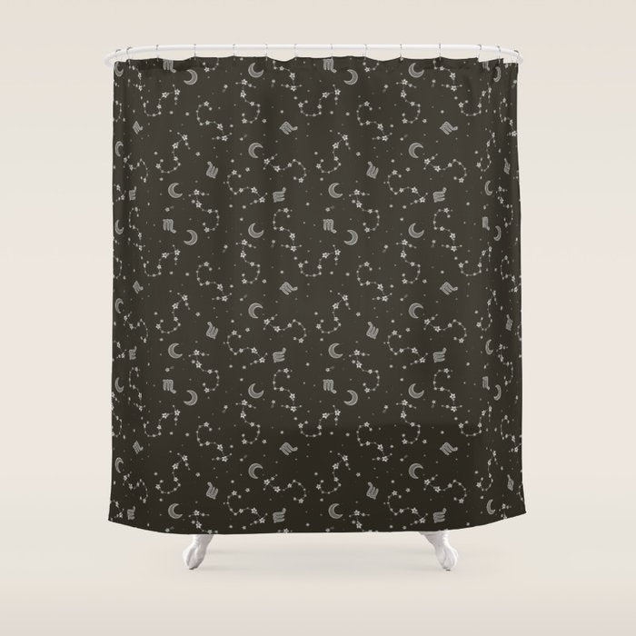 Scorpio Constellation Shower Curtain Gallery Image 1