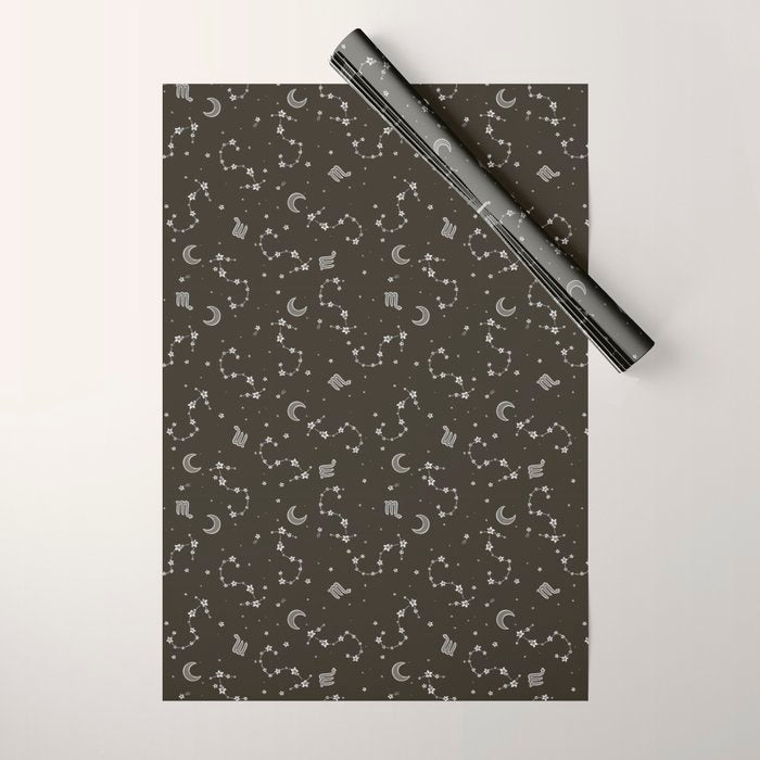 Scorpio Constellation Wrapping Paper Gallery Image 1