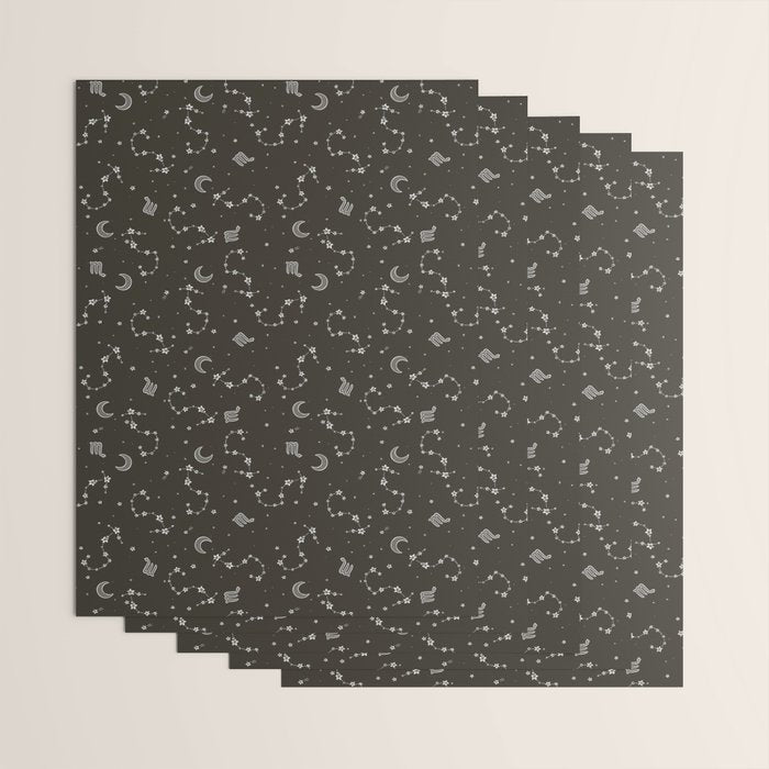 Scorpio Constellation Wrapping Paper Gallery Image 3
