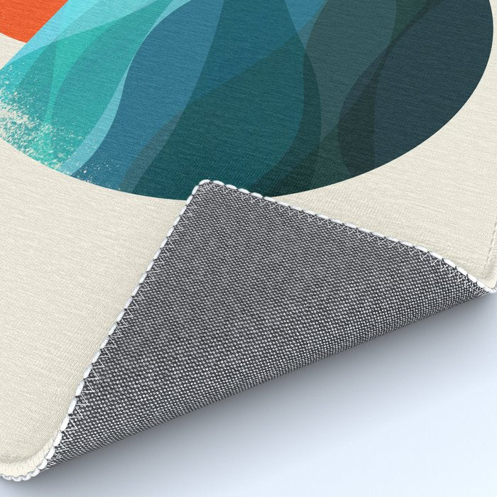 Deep blue ocean Rug Gallery Image 4
