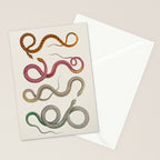 Albertus Seba Snakes Illustration Leopard Snake  Stationery Card Gallery Image 2