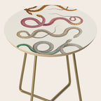 Albertus Seba Snakes Illustration Leopard Snake  Side Table Gallery Image 2