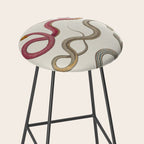 Albertus Seba Snakes Illustration Leopard Snake  Stool Gallery Image 2