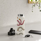 Albertus Seba Snakes Illustration Leopard Snake  Water Bottle Gallery Image 4