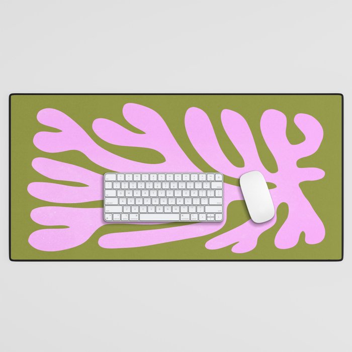 Wasabi & Lavender: Matisse Paper Cutouts 05 Desk Mat Gallery Image 1