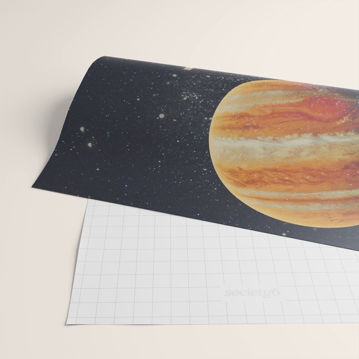 a postcard from year 2349 Wrapping Paper Gallery Image 2