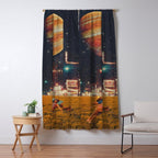 a postcard from year 2349 Window Curtain Gallery Image 5