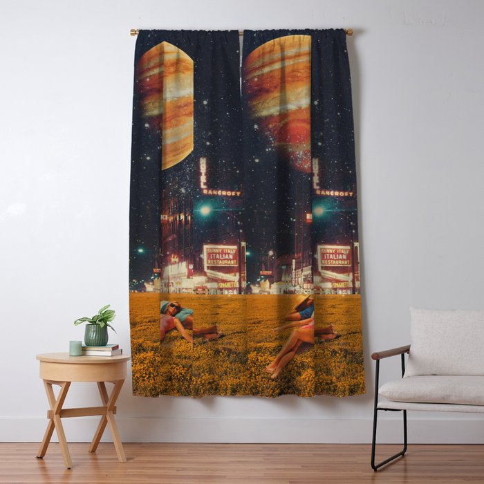 a postcard from year 2349 Window Curtain Gallery Image 5