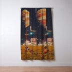 a postcard from year 2349 Window Curtain Gallery Image 3