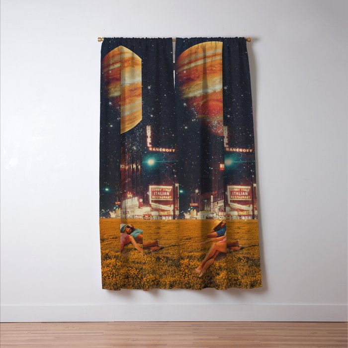 a postcard from year 2349 Window Curtain Gallery Image 3
