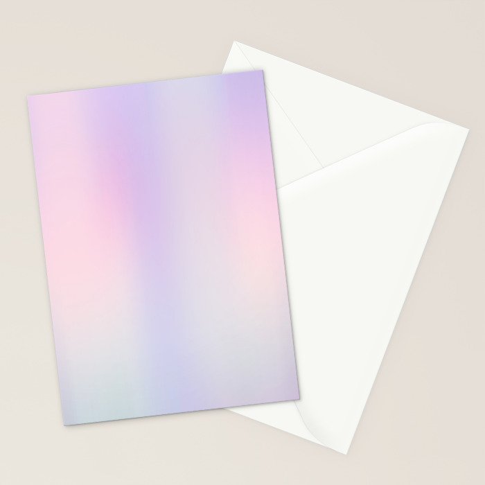 Pastel Gradient rainbow Stationery Card Gallery Image 2
