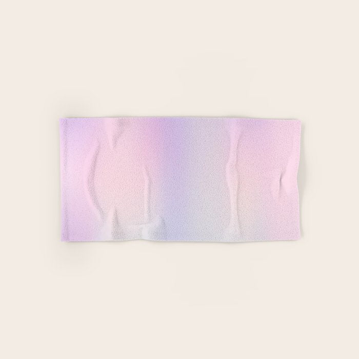 Pastel Gradient rainbow Bath Towel Gallery Image 1