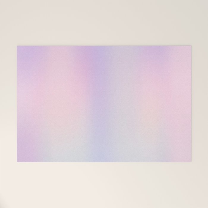 Pastel Gradient rainbow Welcome Mat Gallery Image 1