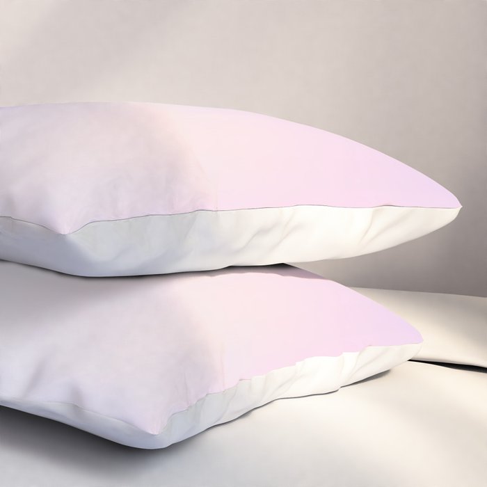 Pastel Gradient rainbow Pillow Sham Gallery Image 3