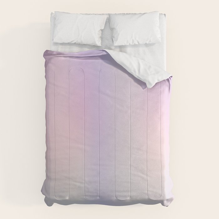 Pastel Gradient rainbow Comforter Gallery Image 1