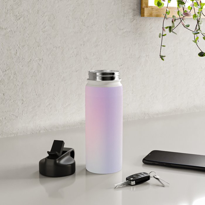 Pastel Gradient rainbow Water Bottle Gallery Image 4