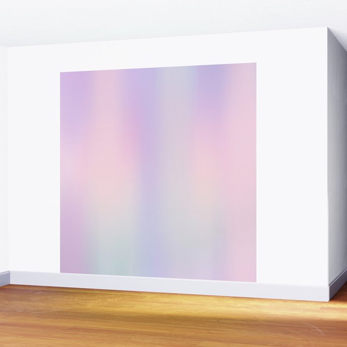 Pastel Gradient rainbow Wall Mural Gallery Image 2