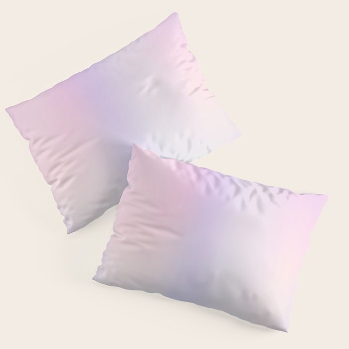 Pastel Gradient rainbow Pillow Sham Gallery Image 1