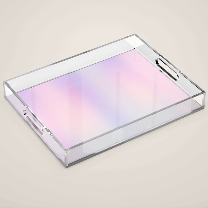 Pastel Gradient rainbow Acrylic Tray Gallery Image 1