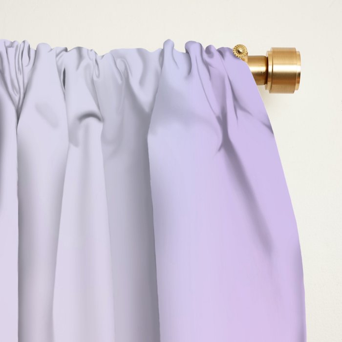 Pastel Gradient rainbow Window Curtain Gallery Image 2