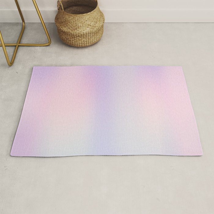 Pastel Gradient rainbow Rug Gallery Image 1