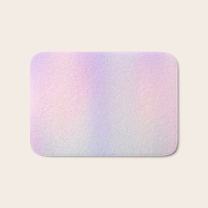 Pastel Gradient rainbow Bath Mat Gallery Image 1