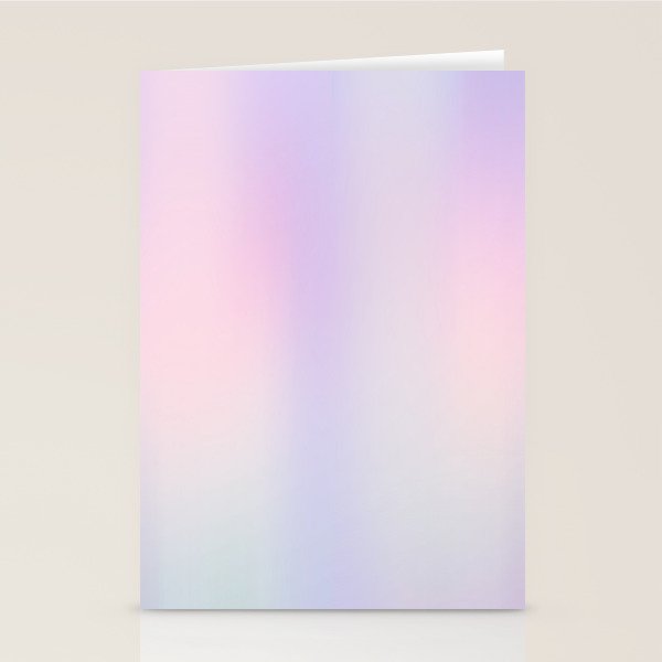 Pastel Gradient rainbow Stationery Card Gallery Image 2