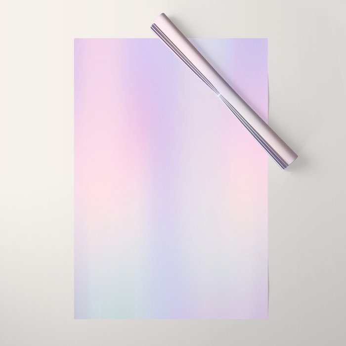 Pastel Gradient rainbow Wrapping Paper Gallery Image 1