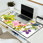 Colorful Flowers Watercolor Desk Mat Gallery Image 2