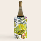 Colorful Flowers Watercolor Wine Chiller Gallery Image 2
