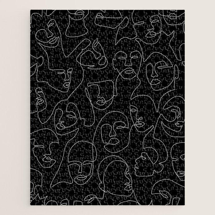 Face Lace Jigsaw Puzzle Gallery Image 1