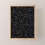 Face Lace Mini Art Print Gallery Image 1