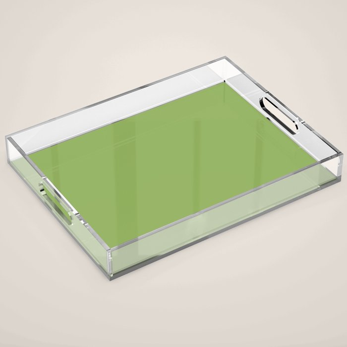 Color Green Acrylic Tray Gallery Image 1