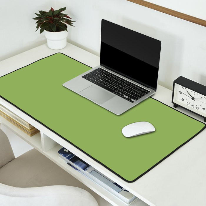 Color Green Desk Mat Gallery Image 2