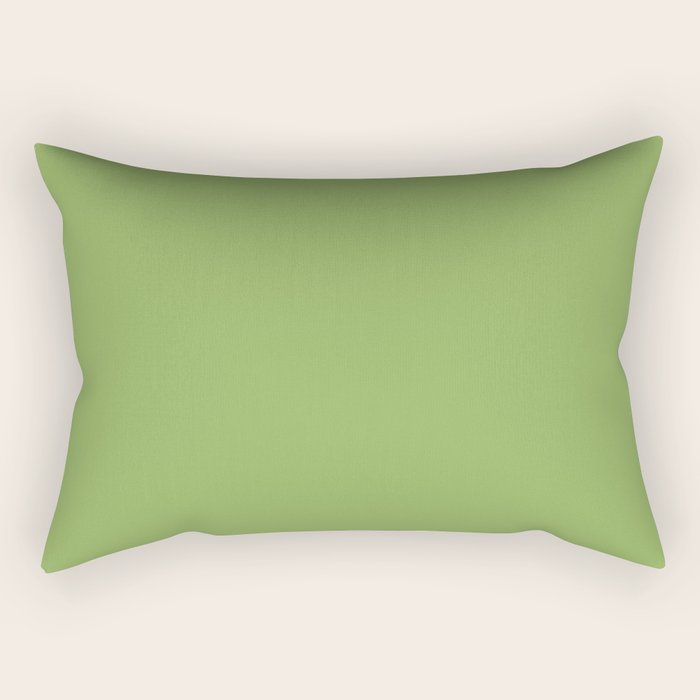 Color Green Rectangular Pillow Gallery Image 2
