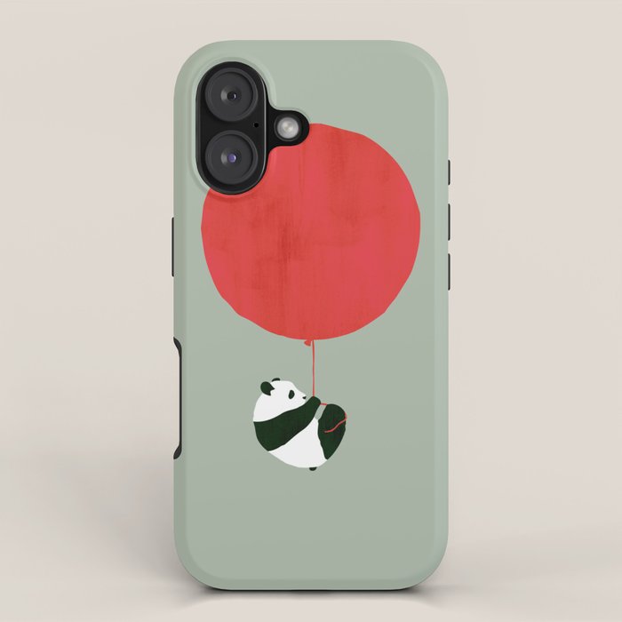 Traveling panda iPhone Case Gallery Image 1