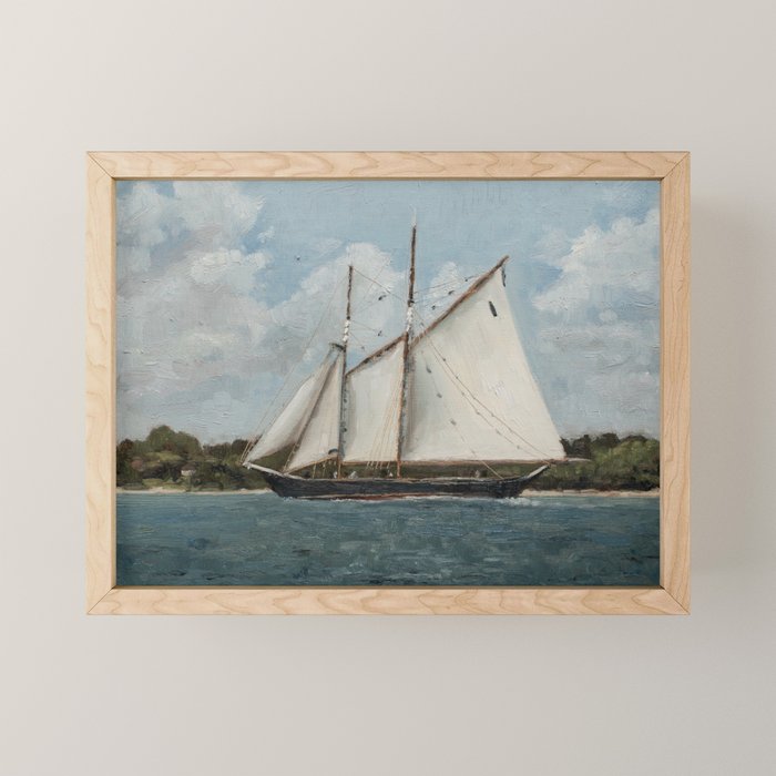 Blue Nose II Schooner Mini Art Print Gallery Image 1